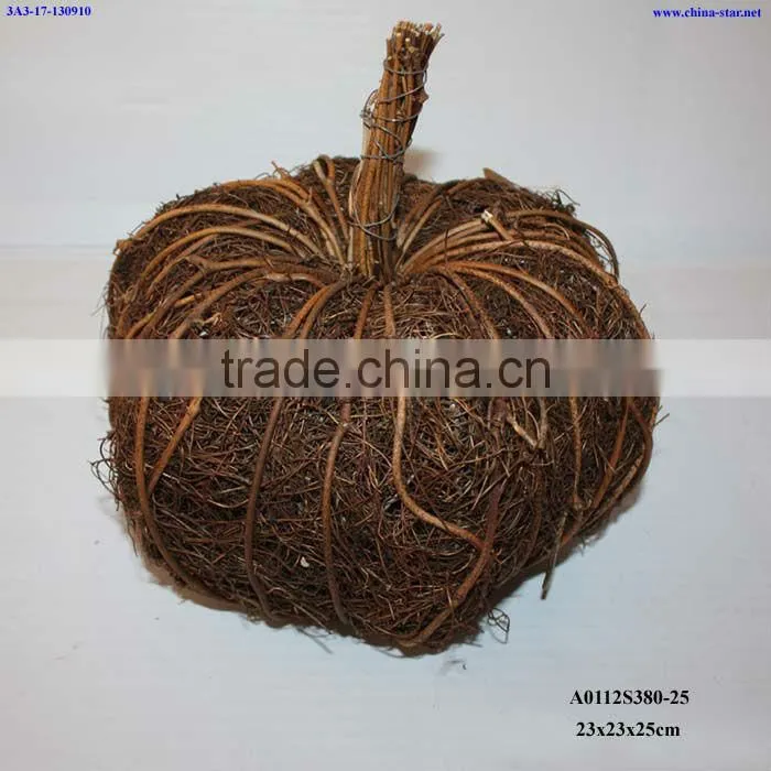 halloween rattan pumpkins decorations