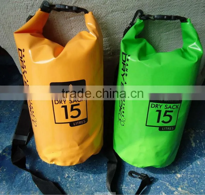 fashion high quality waterproof bag in colors and sizes 5L/10L/15L waterproof travel bags