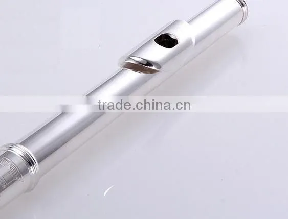16 closed holes C key metal flute