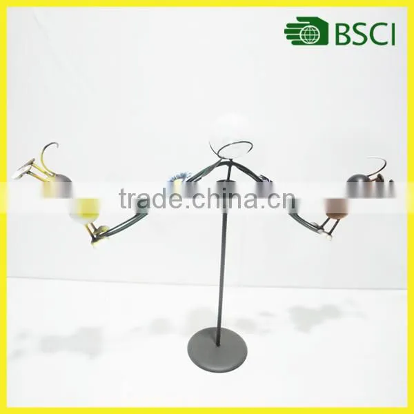 YS15158 Hot selling metal swing decoration solar light parts