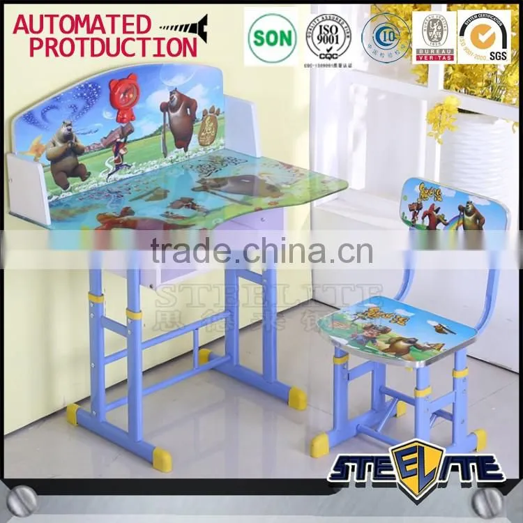Muticolor kids table and chair set study table for kids