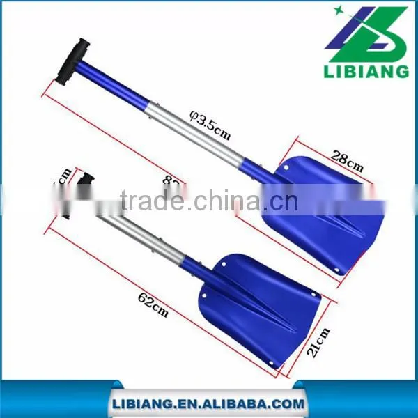 Aluminum foldable snow shovel