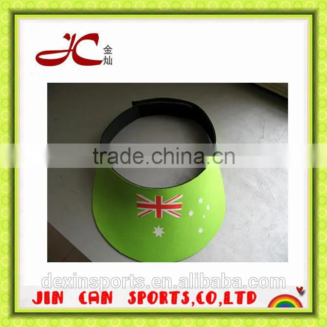 sports golf sun visor cap with printing