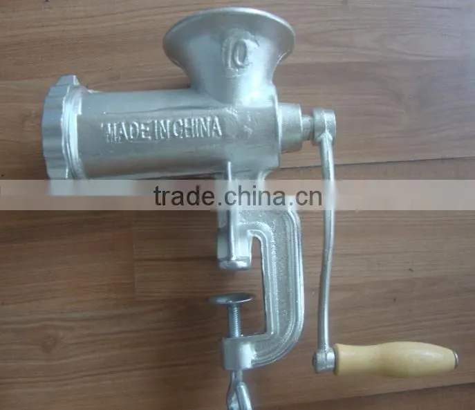 BR044 10# manual cast iron meat mincer with LFGB test