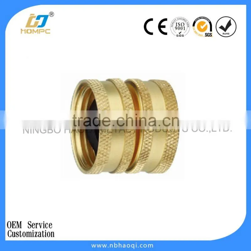 Brass garden hose thread adapter