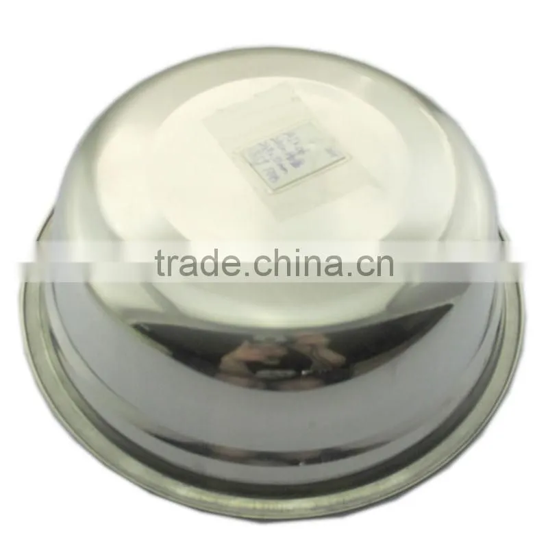 stainless steel round soup plate with strong quality