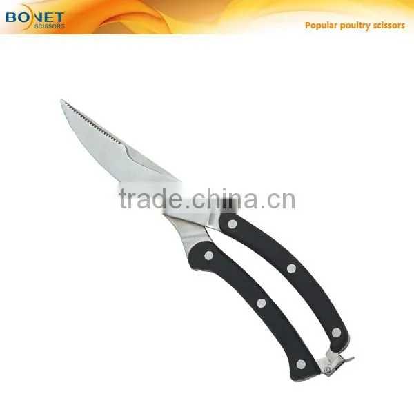 SPO0006 LFGB qualified 10" classic stainless steel heavy duty chef & cook approved best poultry shears