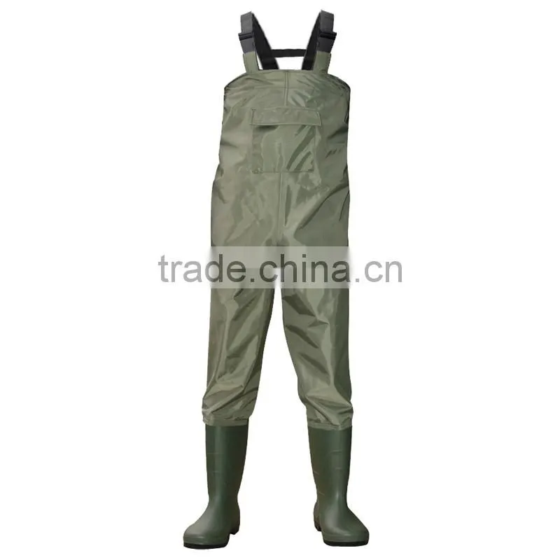 custom made breathable fishing waders black or green