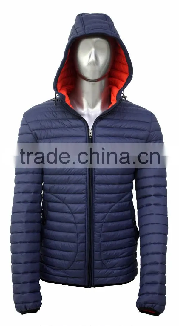 ALIKE poly-fill jacket for men with hood