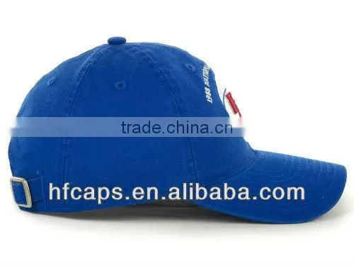 Royal applique custom 6 panel wide brim baseball hat