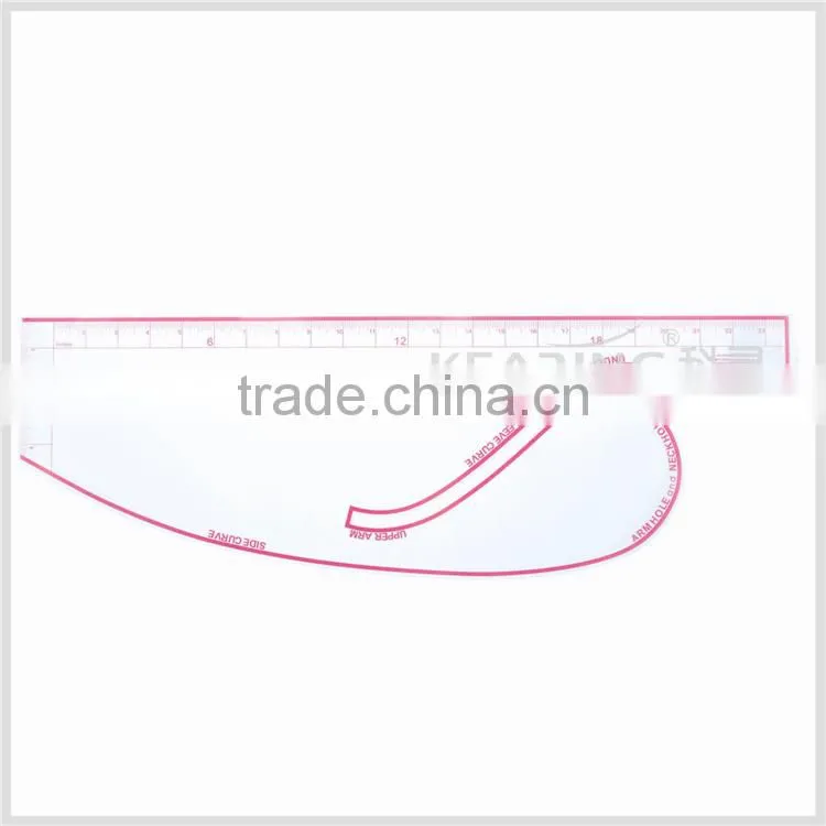 Kearing brand french curve ruler 1.2mm thickness sandwich line curve ruler for fashion design#6404