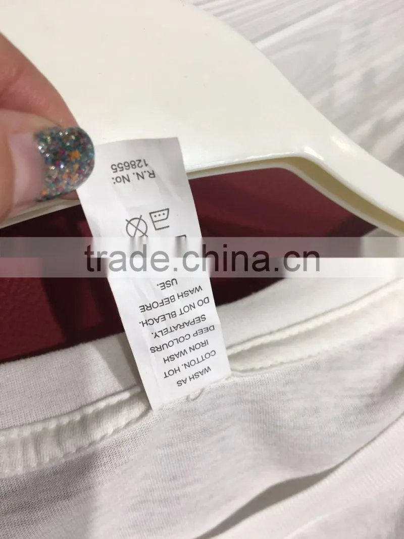 GZY wholesale cotton white t-shirt men