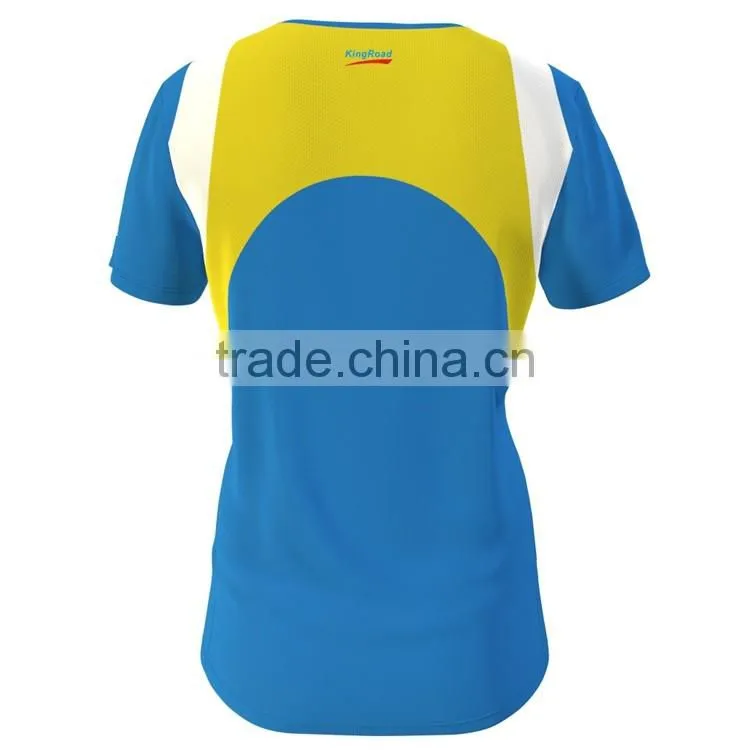 2016 sublimation OEM running shirt / coolmax running top / wholesale running wear