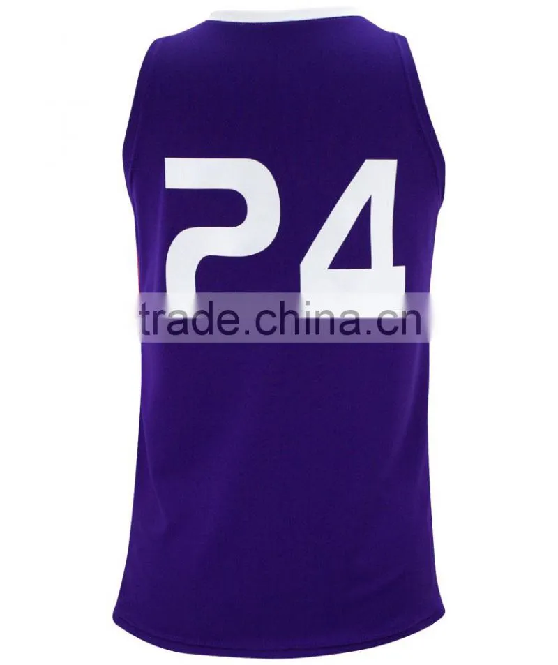 Design women purple basketball jerseys
