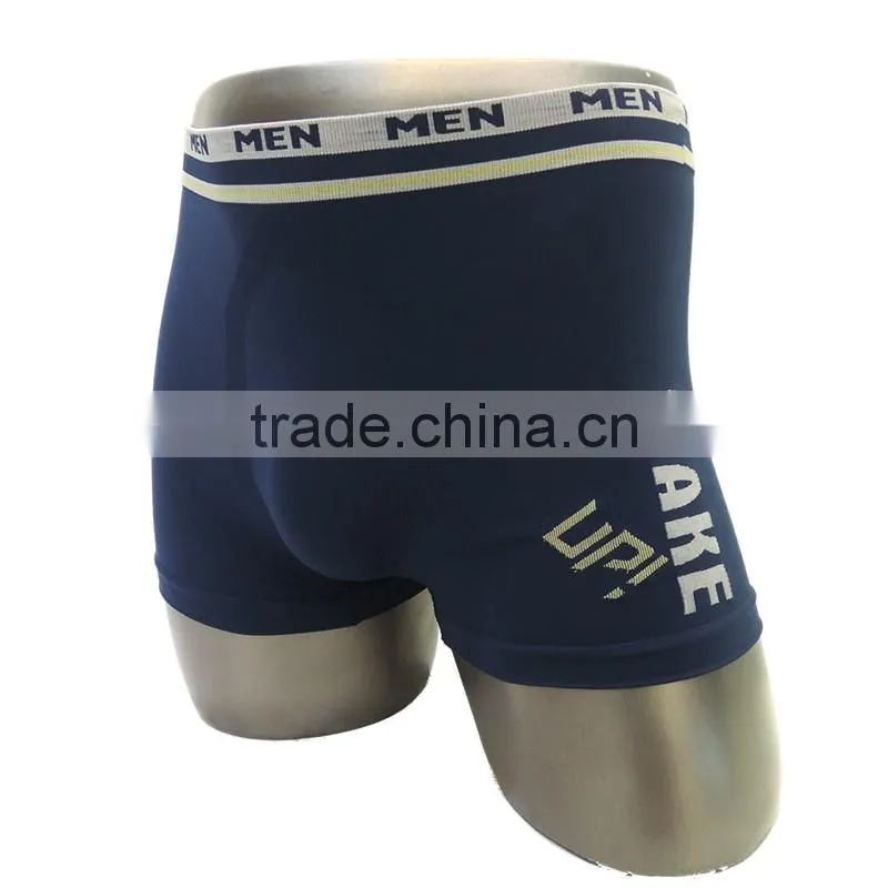 Solid cotton mans basic underwear seamless boxer short oem men's underwear