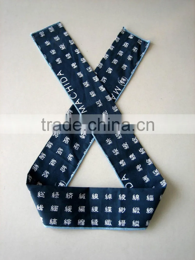 printed cotton head band