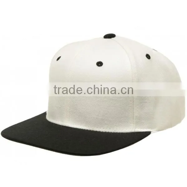 Wholesale Yupoong Blank Plain Good Quality Custom Embroidery Two Tone Basketball Snapback Hat