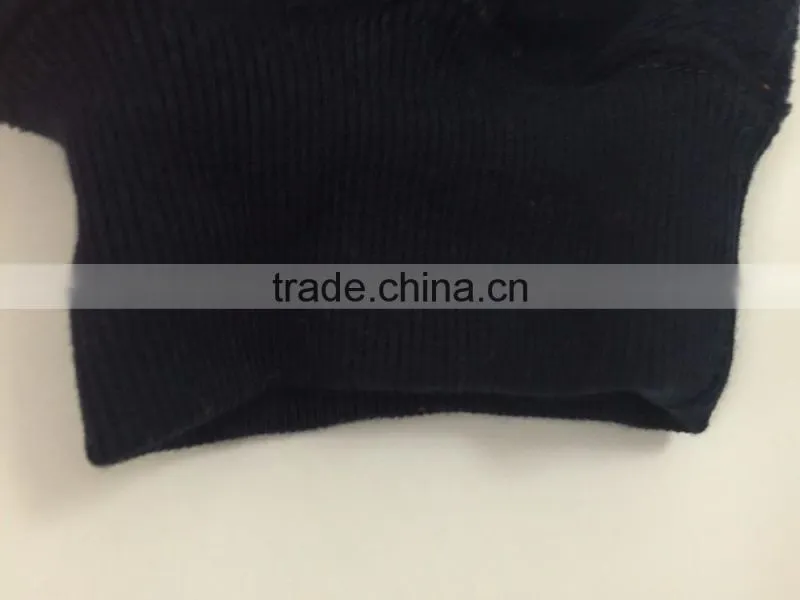 Two-color fleece high visibility polar jacket with reflective tapes