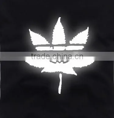 heat-transfer refective logos be heated on t-shirt