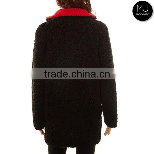 Factory Wholesale Women Sherpa Fleece 1/4 Zip Pullover