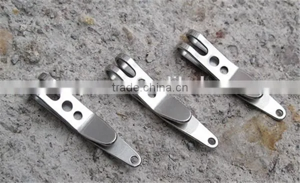 EDC Bag Suspension Clip with Key Ring Carabiner Stainless Steel Outdoor Quicklink Tool