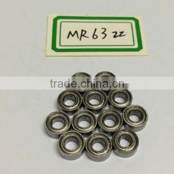 miniature ball bearing MR63ZZ for Fishing