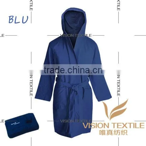 New Style Mens Microfiber Bathrobe With Bag