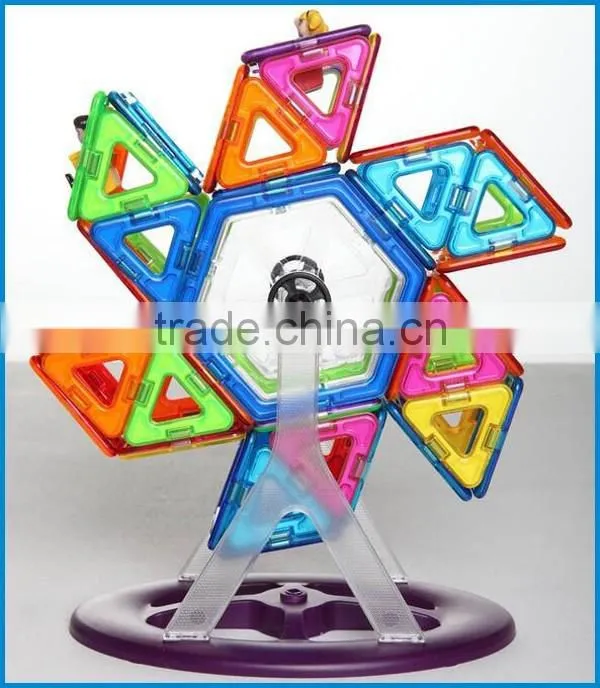 Intelligent magnetic construction set toys for brain development