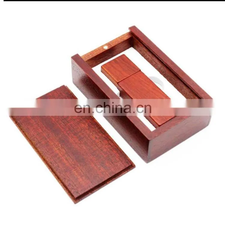Good quality usb 2.0 driver wood usb 2.0 with box flat usb memory stick for sale