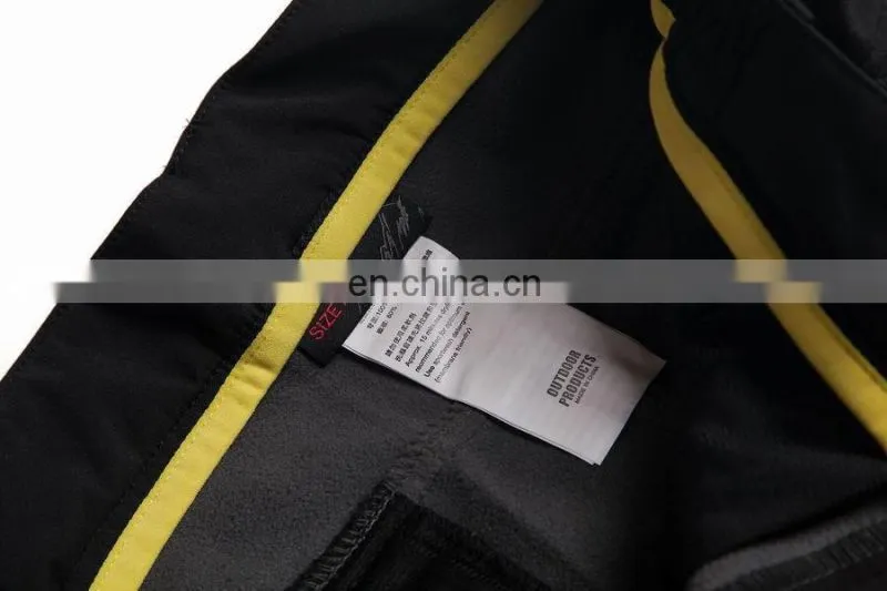 Men's waterproof hiking pants casual softshell pants