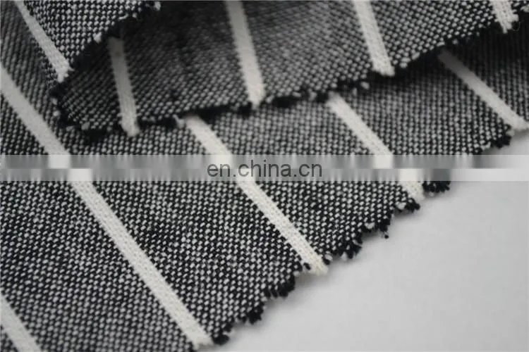 keqiao fabric Linen55%cotton45% strip fabric
