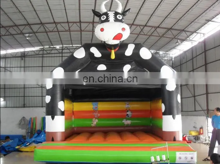 2013 hot sale inflatable cow bouncer