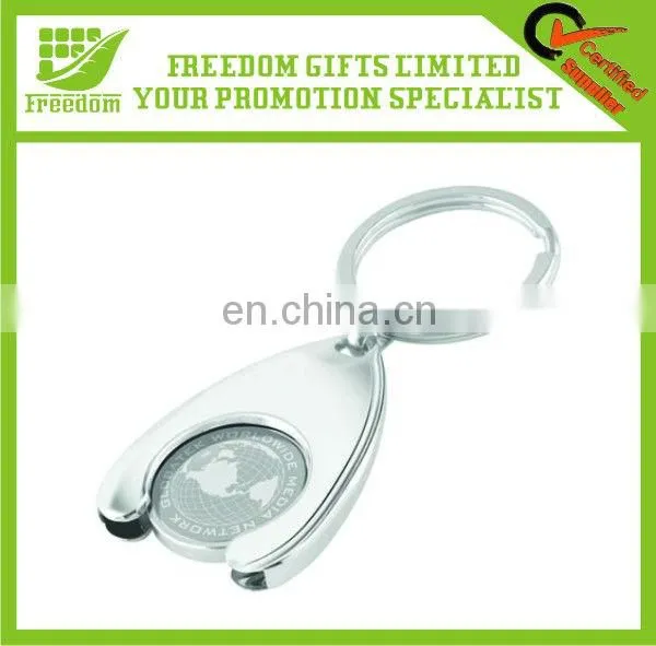Advertising Customized Metal Trolley Key Ring