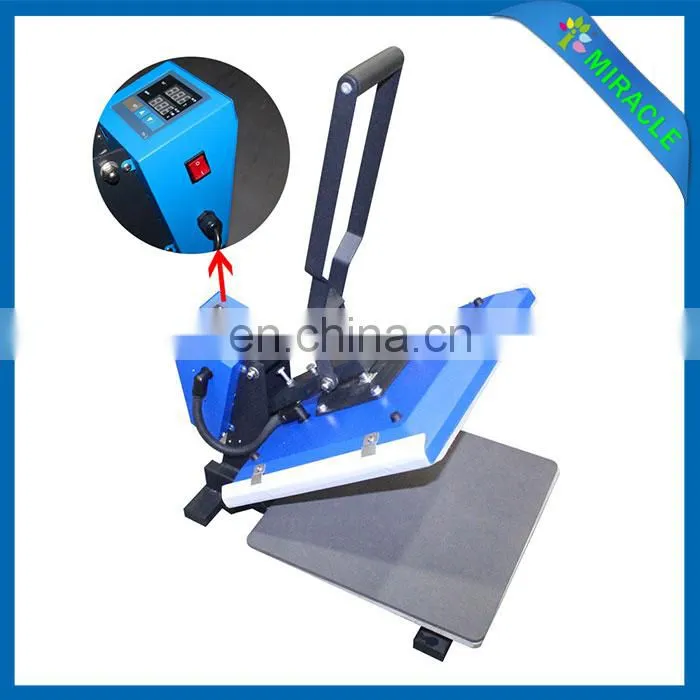 CE approved T-shirt sublimation manual heat press machine
