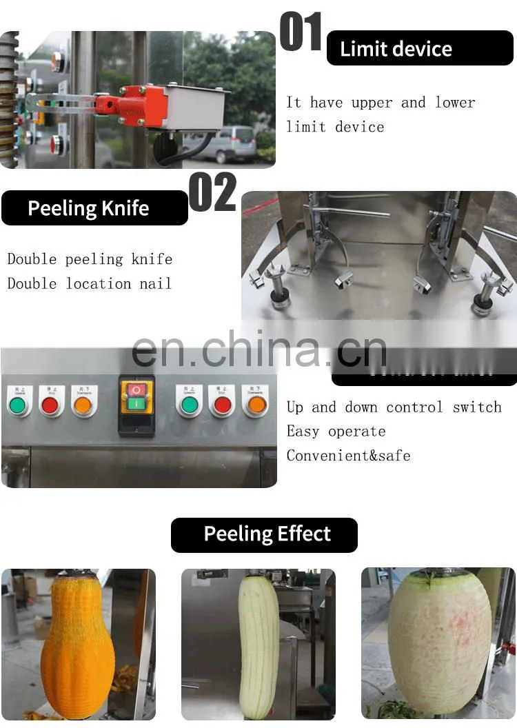 ZH-XP2 new design coconut peeler grapefruit peeling machine papaya fruit skin peeling machine