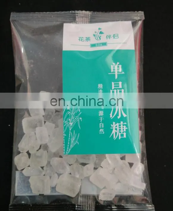 Automatic snack food sugar packing and sealing machine/Automatic triangle bag snack granule packaging machine