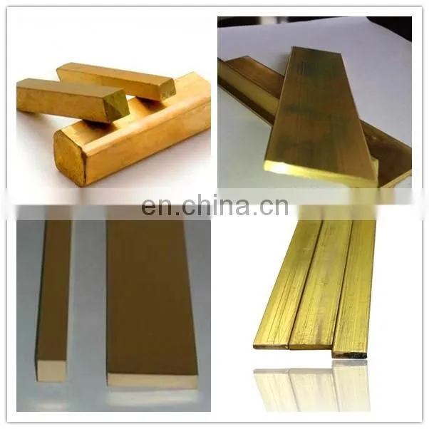 copper brass flat polished bar