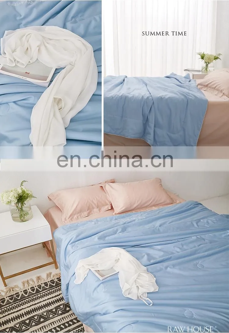 RAWHOUSE 60S SATIN cotton 100 % fabric summer quilt