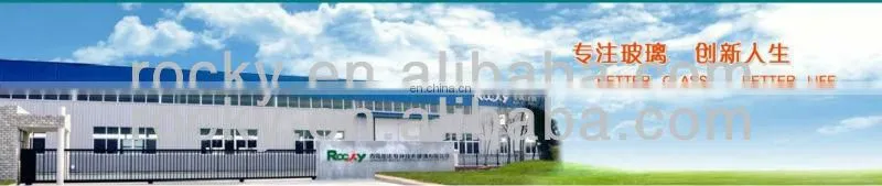 Solid Structure and Flat Shape reflective glass