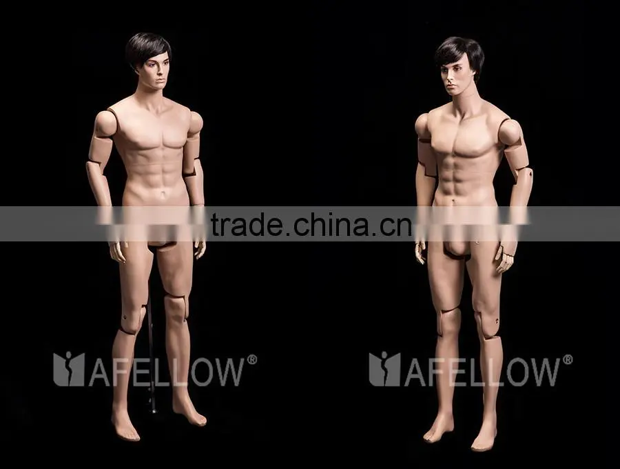 Moveable realistic skin color Male Mannequin