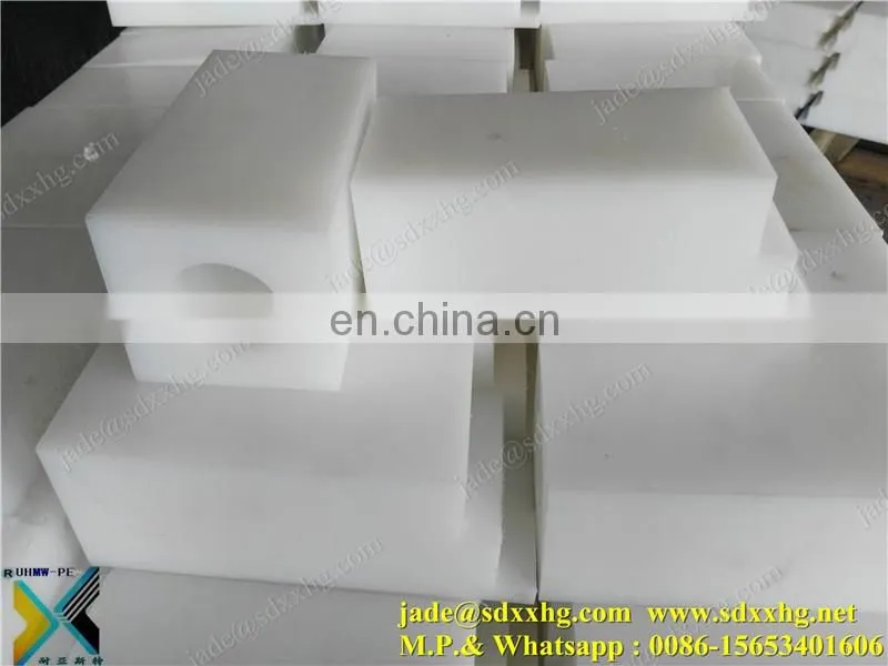 color plastic HDPE blocks for machine parts or construction