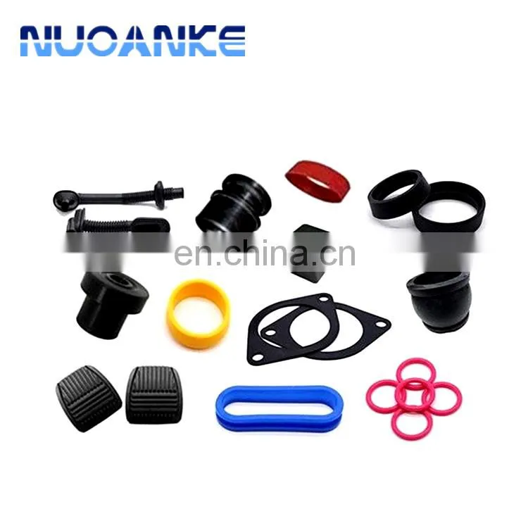Custom NBR FKM Silicone EPDM Neoprene Flat Rubber Washer Seals Nitrile FPM Rectangular Square Round Rubber Gasket