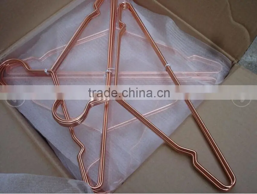 MT044 hot sale and elegant copper metal wire hanger