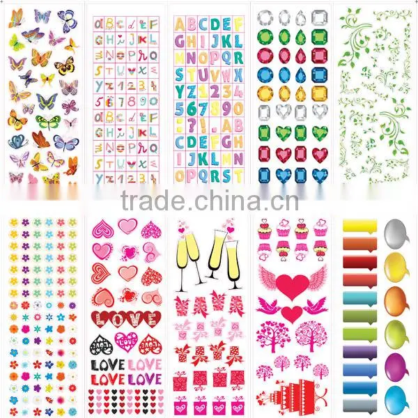 New Fashion Cute Removable Wall & Window decal paper Stickers Adhesive sticker