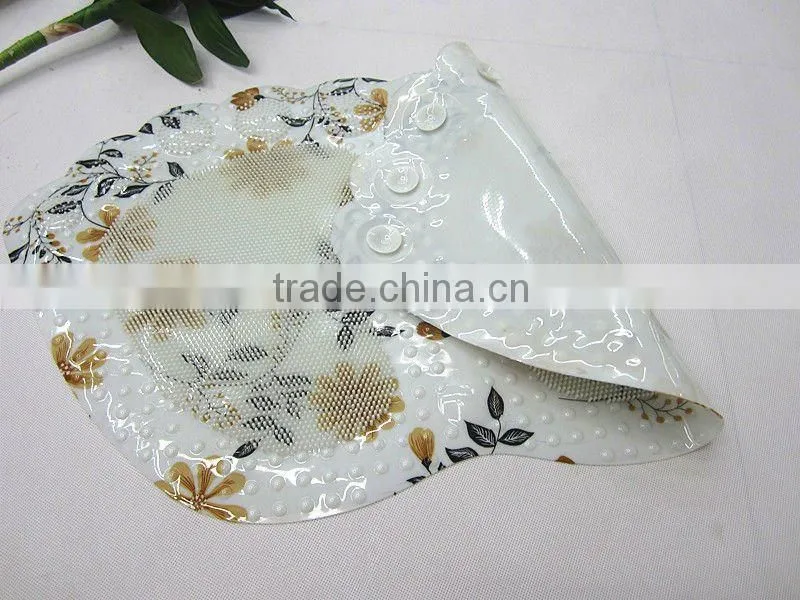 wonderful and massage feeling foot print bath mat 8011