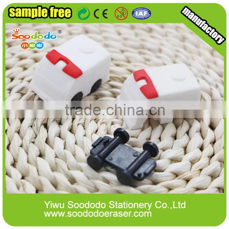 types of erasers School Supply Stationery 3d puzzle erasers