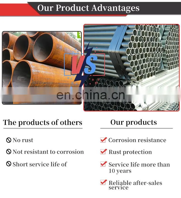 scaffolding schedule 40 4inch 2 inch 2m gi pipe shandong