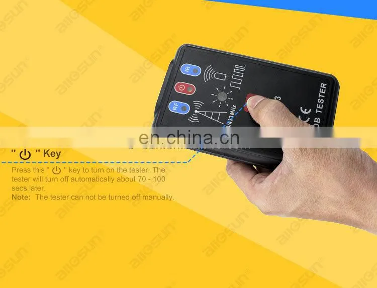 Remote Controller Tester Radio Frequency Keyfob Tester Handheld Portable Infrared Remote Test all-sun EM273