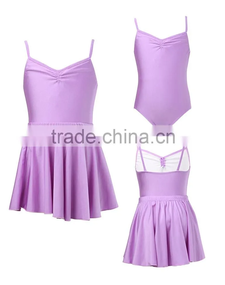 Children Camisole Leotards and Skirt