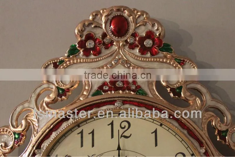 British vintage style home decoration wall mounted clock